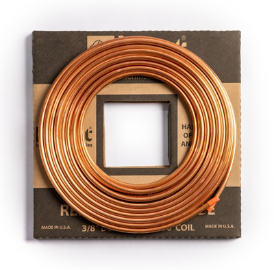 3/8'' OD X 50 FT ACR Soft Copper Refrigeration Tubing MADE IN USA