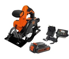 BLACK & DECKER BDCCS18C1 18v Circular saw Cordless inc Battery & Charger 140mm