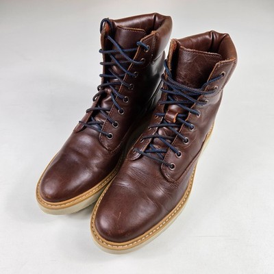 Timberland Kenniston Boots Women's 8 US Brown Leather Fashion Work Ankle A18KE