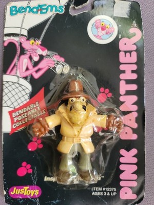 Vintage Pink Panther Inspector Clouseau Bend-Ems JusToys New In Package