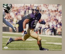 MYLES GASKIN SIGNED/AUTOGRAPHED WASHINGTON HUSKIES 11X14 PHOTO - SIG DEBUT - JSA