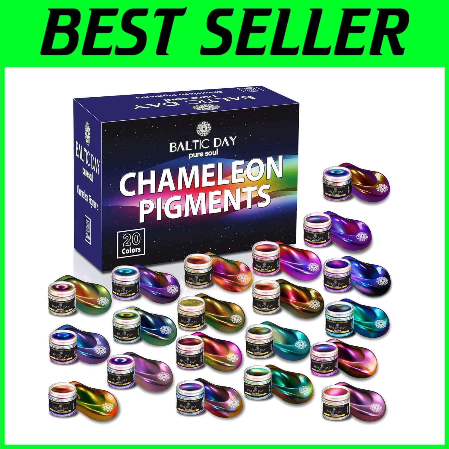 20 Vibrant Holographic Powders for Eye-Catching Epoxy Resin Art