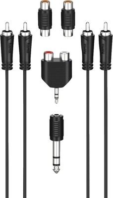 INLINE InLine® Cinch Kabel, Audio/Video 3x Cinch, Stecker