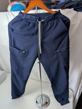 Fabletics Women's Navy Blue Jogger Scrub Pants Drawstring XS Medical Healthcare