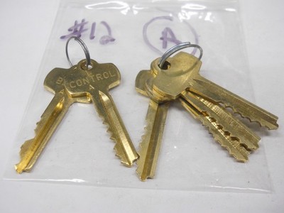 SFIC Lock parts lot A Keyway Fits Falcon Best Arrow Cut key Lot #12
