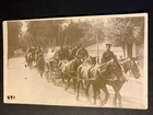 WW1 Tonbridge Military War Horse & Cart Convoy ASC ? RP Postcard 1914