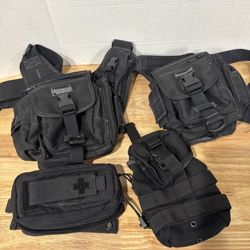 Maxpedition Versipack Lot  X 2 w/ 5.11 - Good Condition - Black - Hard Use Gear