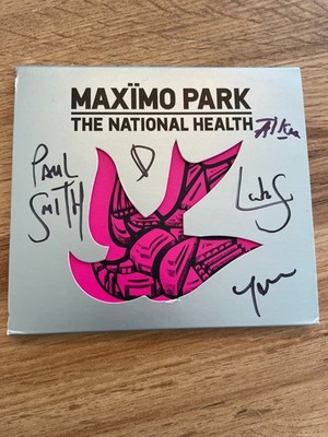 Maximo Park The National Health signiert Autogramm signed