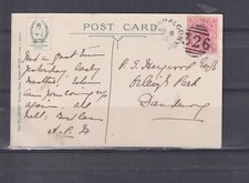 VICTORIA, TRARALGON 326 duplex, 1906 British ppc. Shanklin Chine Bridge