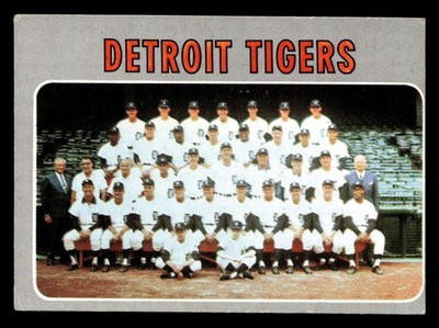 1970 Topps Detroit Tigers #579 Team Card Semi High Number VG UX7116