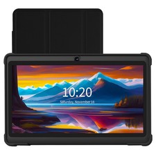 7 Inch Tablet, Quad Core Android 13 OS, 32GB ROM, WiFi, Bluetooth, Dual Camera,