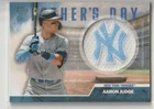 AAron Judge 2023 Topps Fathers Day Commemorative Team Patch Card New York Yankee