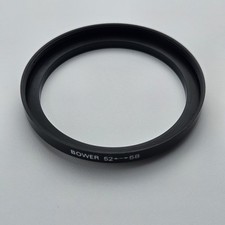 Bower 52mm to 58mm Step-Up Filter Adapter Ring 52-58mm Lens Adapter