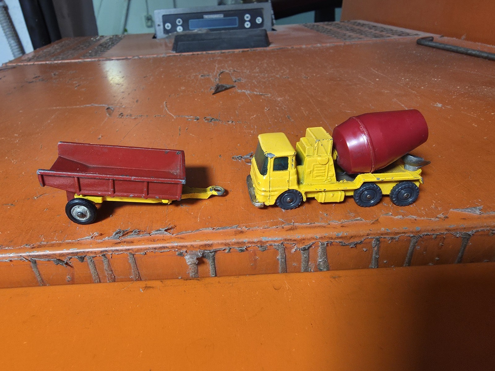 Husky models vintage corgi dinky matchbox truck cement mixer trailer farm