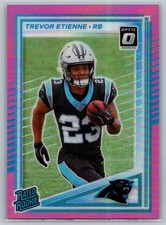 2025 Donruss Football Optic Rated Rookies Preview Pink #326 Trevor Etienne RC