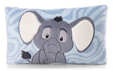 Nici Kissen Kuschelkissen Elefant El-Flora  43x25 cm Plüsch 62752  Green