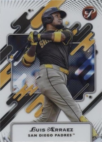 2025 Topps Holiday - Luis Arraez #H151 Light Blue Glitter Padres