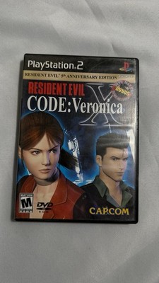Resident Evil Code Veronica X 5th Anniversary PS2 Case Disc No Demo