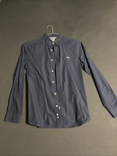Men  s Navy Lacoste Live Button Down Size 38 Medium