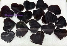 Wholesale Lot 2 Lbs Natural Ice Obsidian Crystal Heart Healing