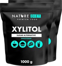 Image of Nature Diet - Xylitol 2 x 1 kg | 100% natural | sugar substitute | vegetable
