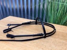 BLACK Leather Browband Western Horse Headstall  Never Been Used
