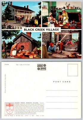 Black Creek Pioneer Village Toronto Canada John Hinde Postcard