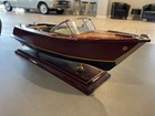 Chris-Craft Riva Inspired Wooden Boat Vintage Display Model 1/12 Hacker Craft