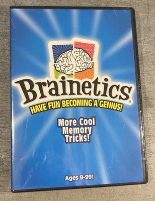 NEW Brainetics: More Cool Memory Tricks DVD Have Fun Becoming A Genius 2011