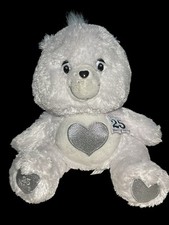 Care Bears 25th Anniversary White Tenderheart Care Bear Swarovski Crystals Plush