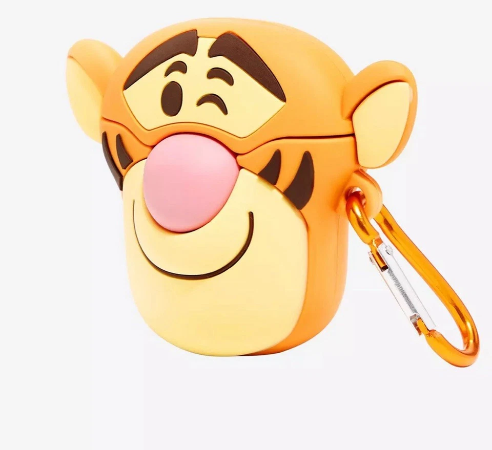 Nuevo Disney Winnie The Pooh Tigger Figura Verdadero Inalámbrico Auriculares Estuche Cubierta Raro Foto 3 de 4