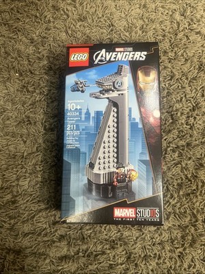 New LEGO Marvel Super Heroes Avengers Tower with Iron Man Figure 40334 - 211 Pcs