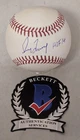Greg Maddux Signed HOF Official Major League Baseball Beckett Auto Braves Cubs
