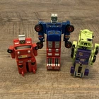 Vintage 1980s Transformers GoBots G1 Mini Robot Lot Three Total Hasbro Takara!