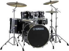 Yamaha SBP0F50 Stage Custom Birch 5-piece Shell Pack - Raven Black