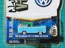 GREENLIGHT | 1968 VOLKSWAGEN TYPE2 T2 DOUBLE CAB PICK-UP | Greenlight Green