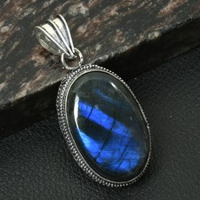 Labradorite Gemstone Handmade Antique Design Pendant Jewelry Gift 2.2