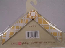 Lindsay Phillips-Straps-"Nicole" SwitchFlops Small NEW!