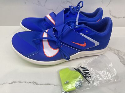 New Nike Zoom Rival Jump  Spikes Blue Track & Field Shoes DR2756-400 Men Sz 10.5