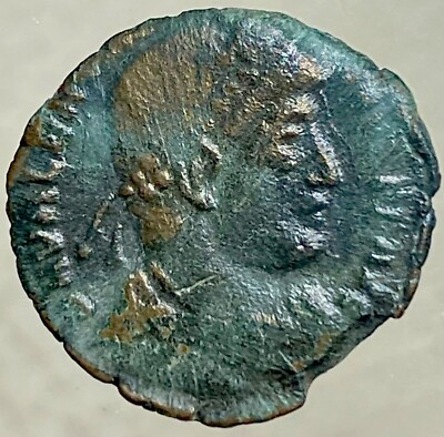 #ad Emperor Dragging Captive Ancient Roman Coin 364 375 AD Valentinian I Genuine $45.33