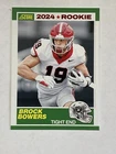 2024 Panini Score Football Red Brock Bowers #10 PSA 9