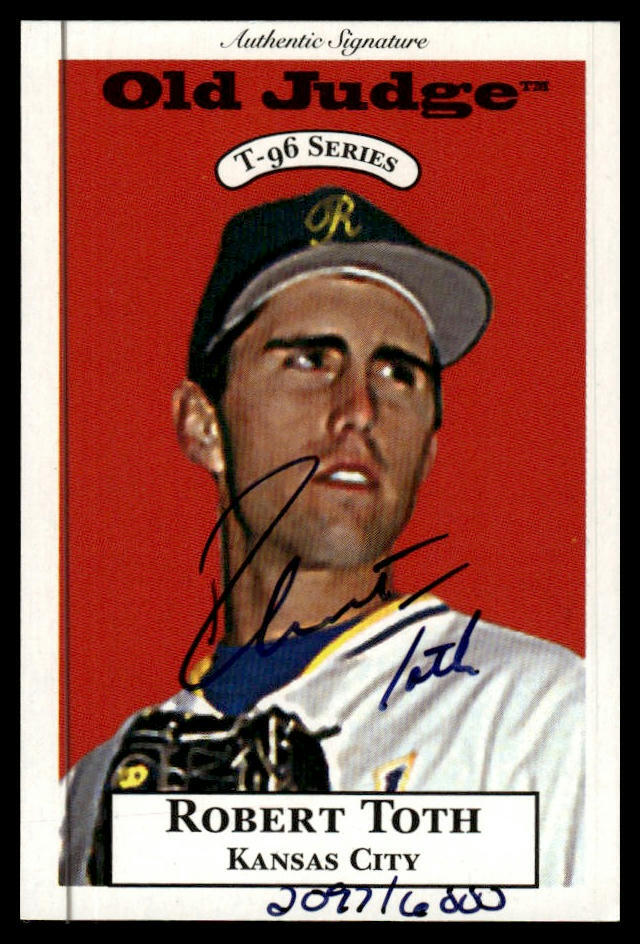 1996 Signature Rookies Old Judge #33 Robert Toth Signatures #/6000