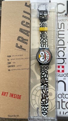 Swatch 腕時計 セット Swatch Arnold Fashions GB186 1998 Standard Gents 34mm Art Special