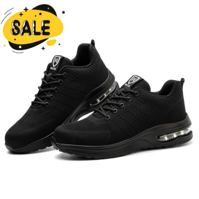 Indestructible Sneakers Mens Safety Work Shoes Steel Toe Breathable Work Boots