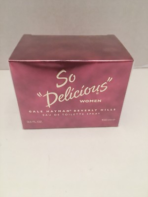 So Delicious by Gale Hayman 3.3 oz/100 ml Eau De Toilette Spray for Women NIB