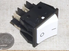 1  NEW DPST ON-OFF 15A 20A 15 20 A AMP PANEL MOUNT FULL SIZE ROCKER SWITCH USA