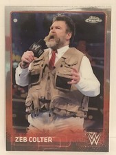2015 Topps Chrome Zeb Colter WWE Wrestling Card Superstar Mint Dutch Mantel NWA
