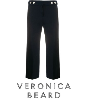 VERONICA BEARD Pants Women sz 10 NAVY Blue Trousers AUBRIE NWT