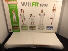 Nintendo Wii Fit Plus Wii Balance Board  2 Games Complete Open Box Tested