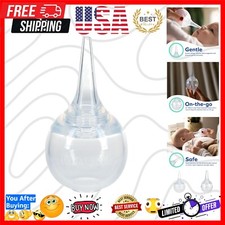 Travel-Friendly Baby Nasal Cleaner - Silicone Aspirator with Clear Storage Case
